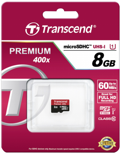 Transcend microSDHC          8GB