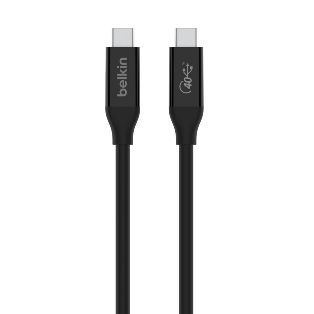 91875019_0304557018 Belkin USB4 Kabel, USB-C/USB-C, 40 Gbit/s, 100W, 0.8m, schwarz
