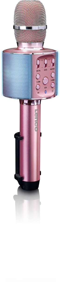 Lenco BMC-090 Karaoke-Mikrofon -Rosa-