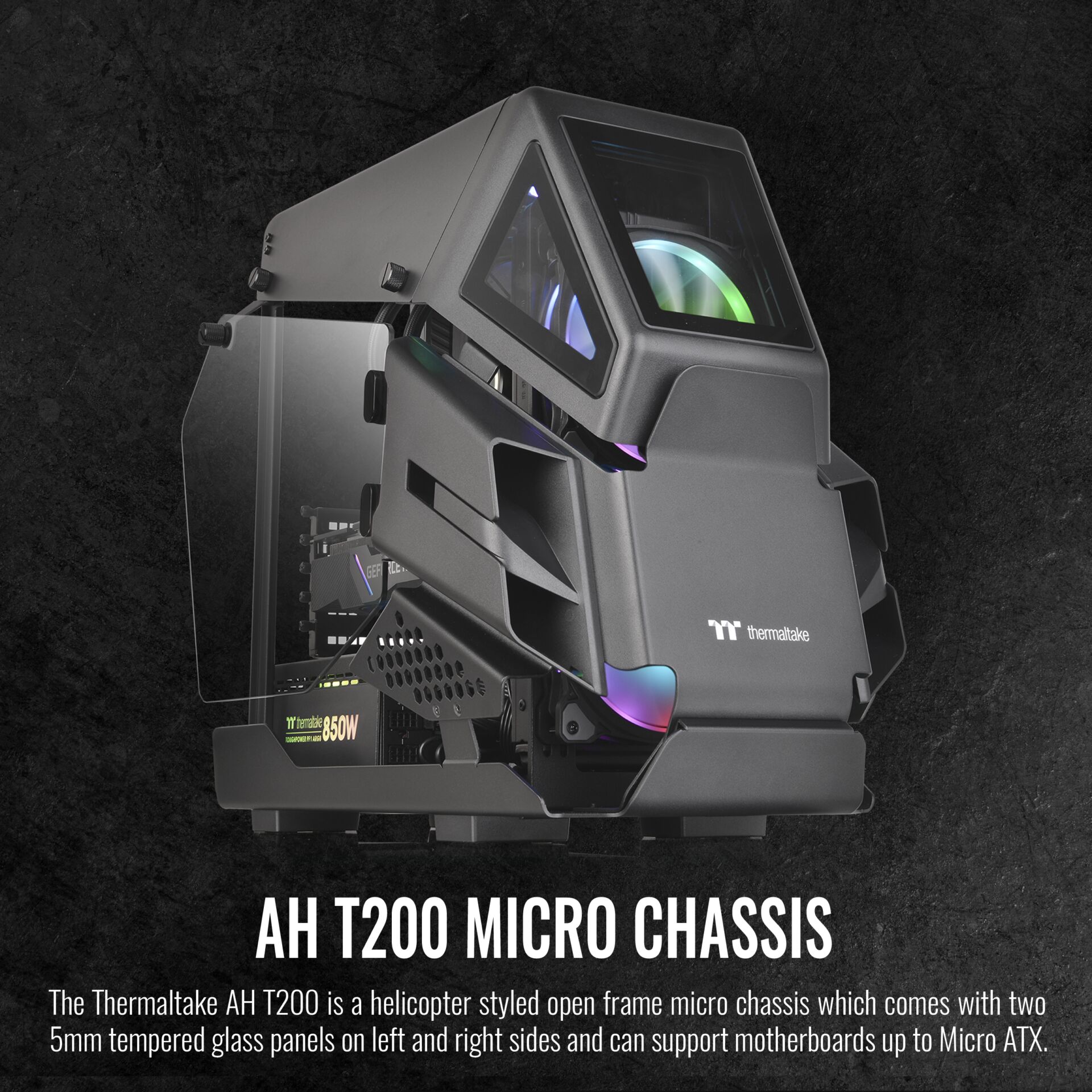 Thermaltake AH T200 Black Micro Case 833611_14