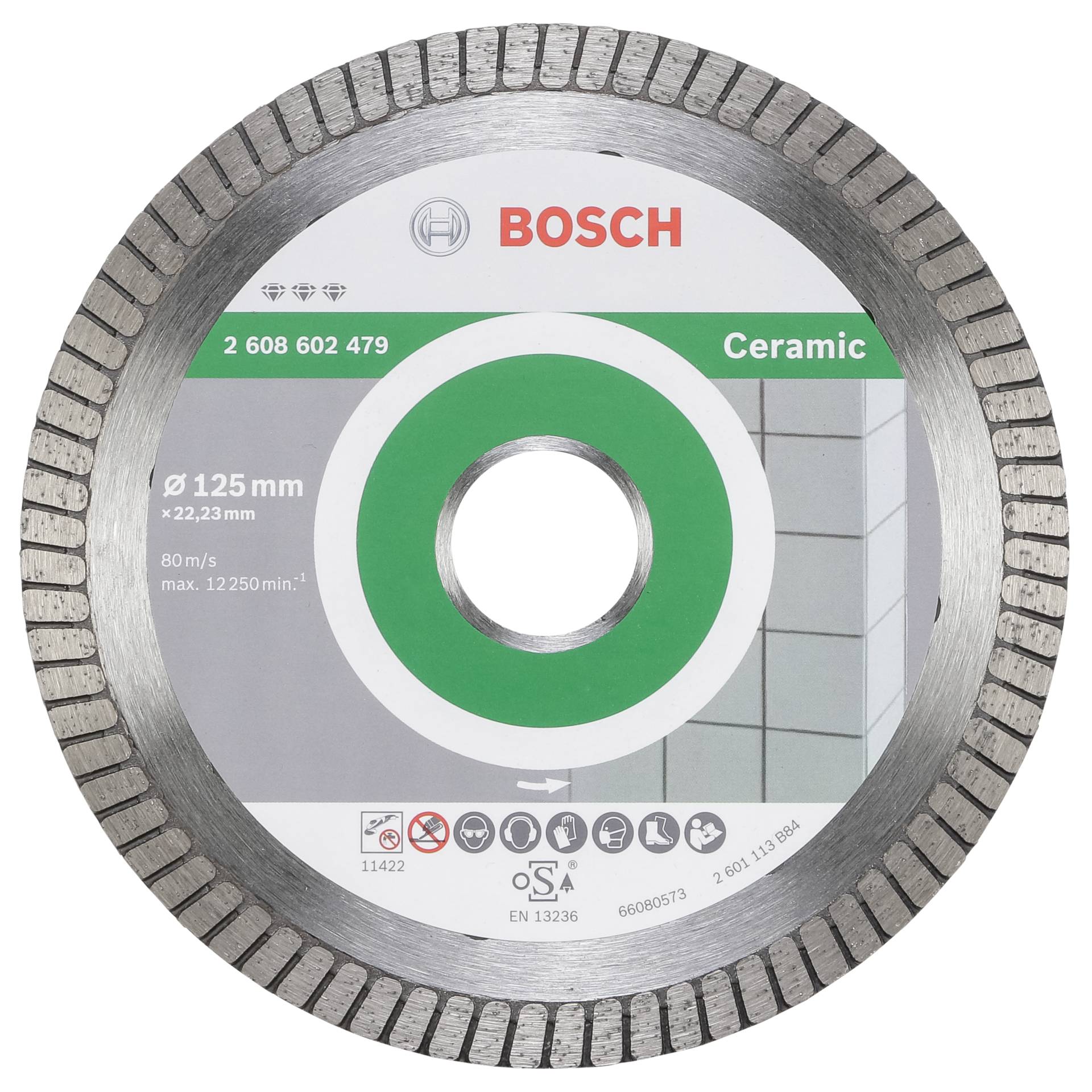 Bosch Diamanttrennscheibe Extraclean Turbo für Ceramic 444369_00
