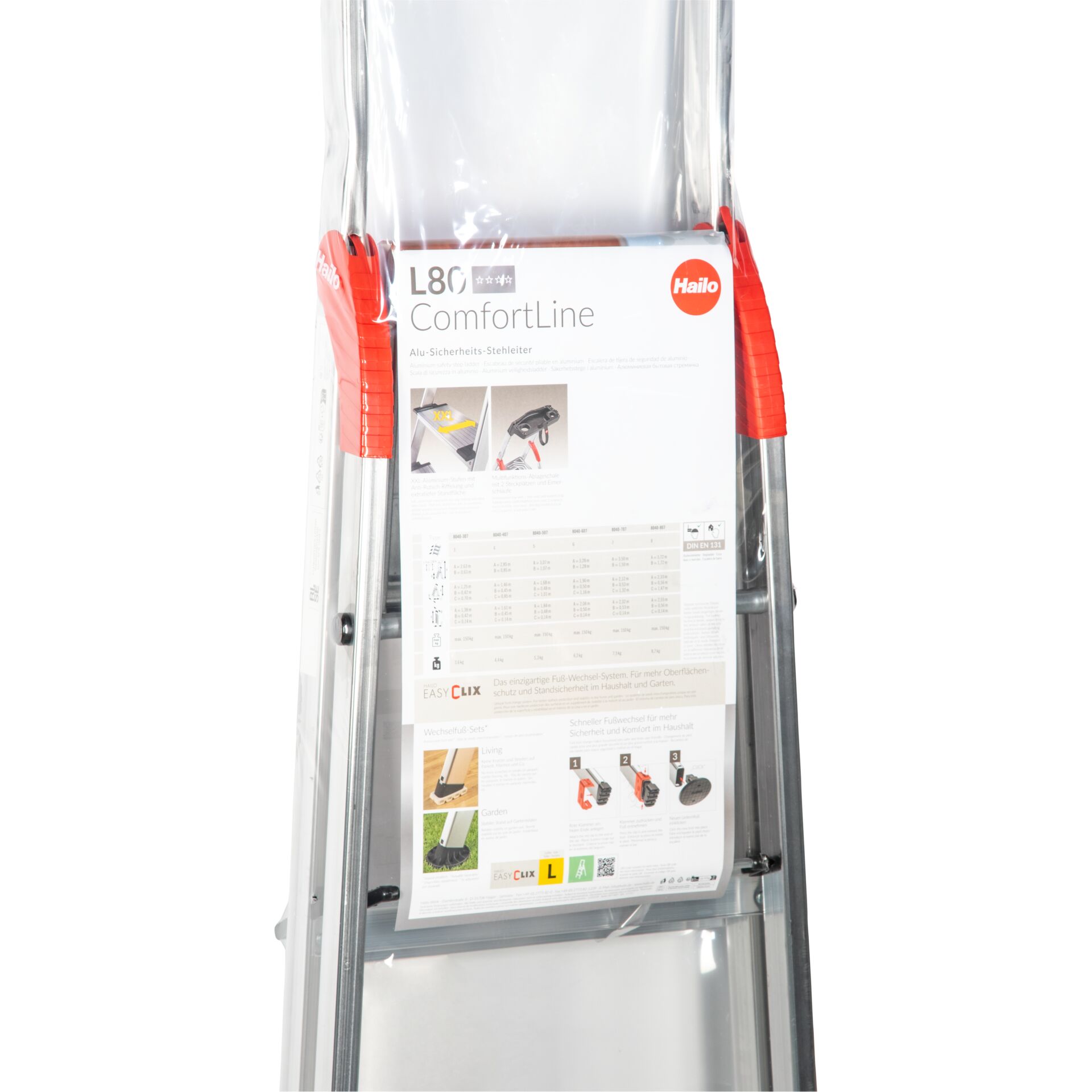 Hailo L80 ComfortLine 4 Stufen  Stehleiter 245165_12