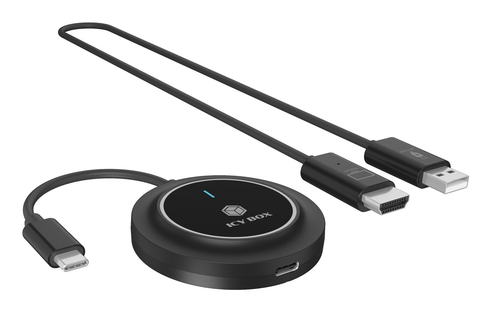 ICY BOX IB-WL101 Transmitter USB-C zu HDMI Kabellos – Ansicht 1