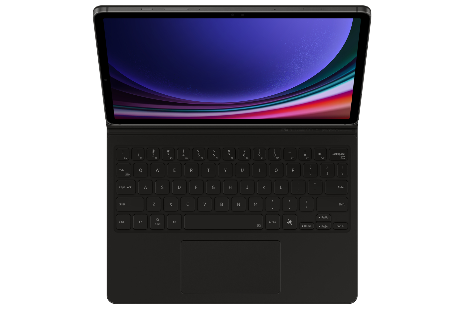 Samsung Book Cover Keyboard für Galaxy Tab S9/9 FE/S10 Black ac44114d2cd1125d1067a0aa498eea80a1ec27c9