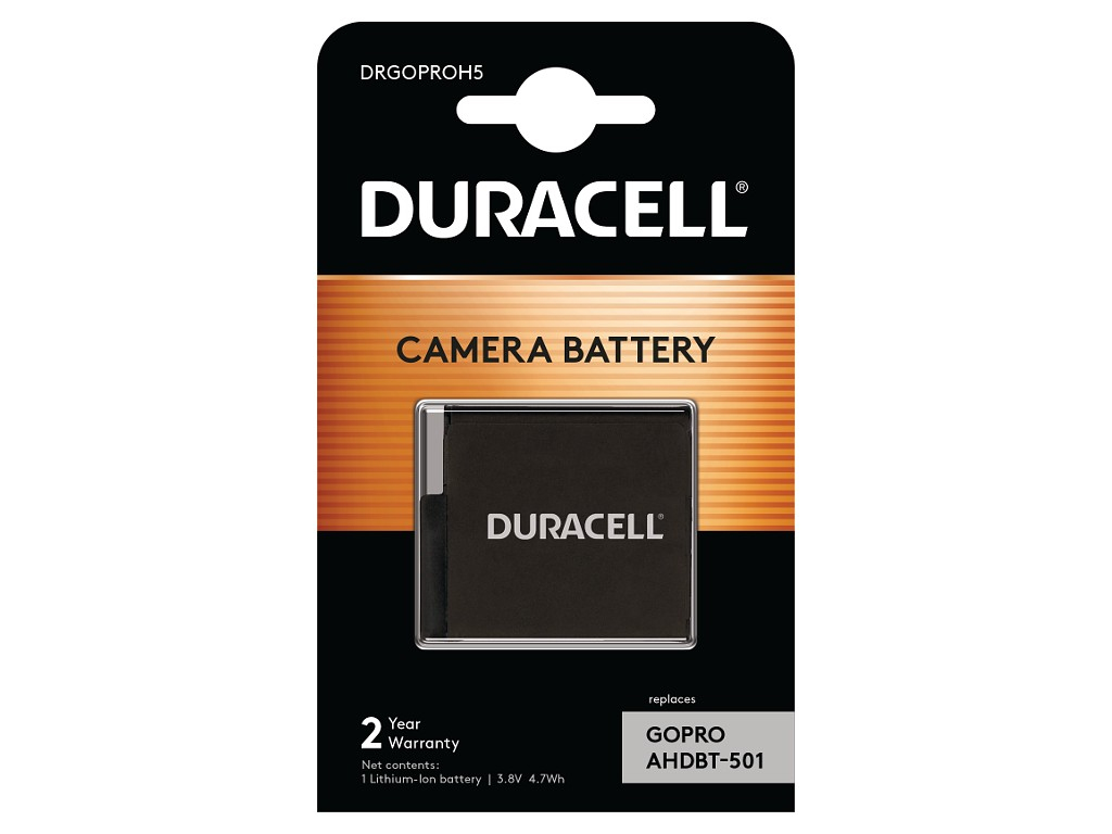 Duracell DRGOPROH5 Kamera-/Camcorder-Akku Lithium-Ion (Li-Ion) 1250 mAh – Ansicht 1
