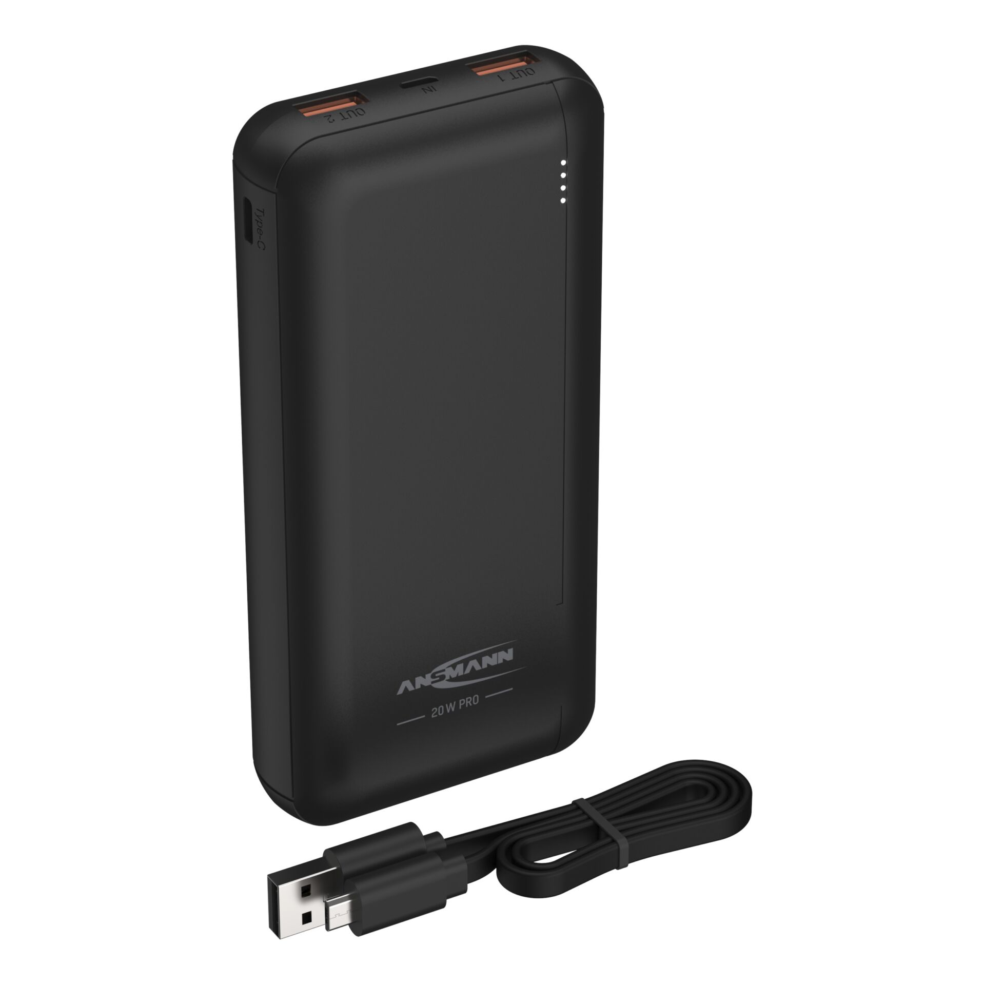 Ansmann Powerbank 20.000 mAh PB320PD USB-C Ein/Ausg.1700-0147