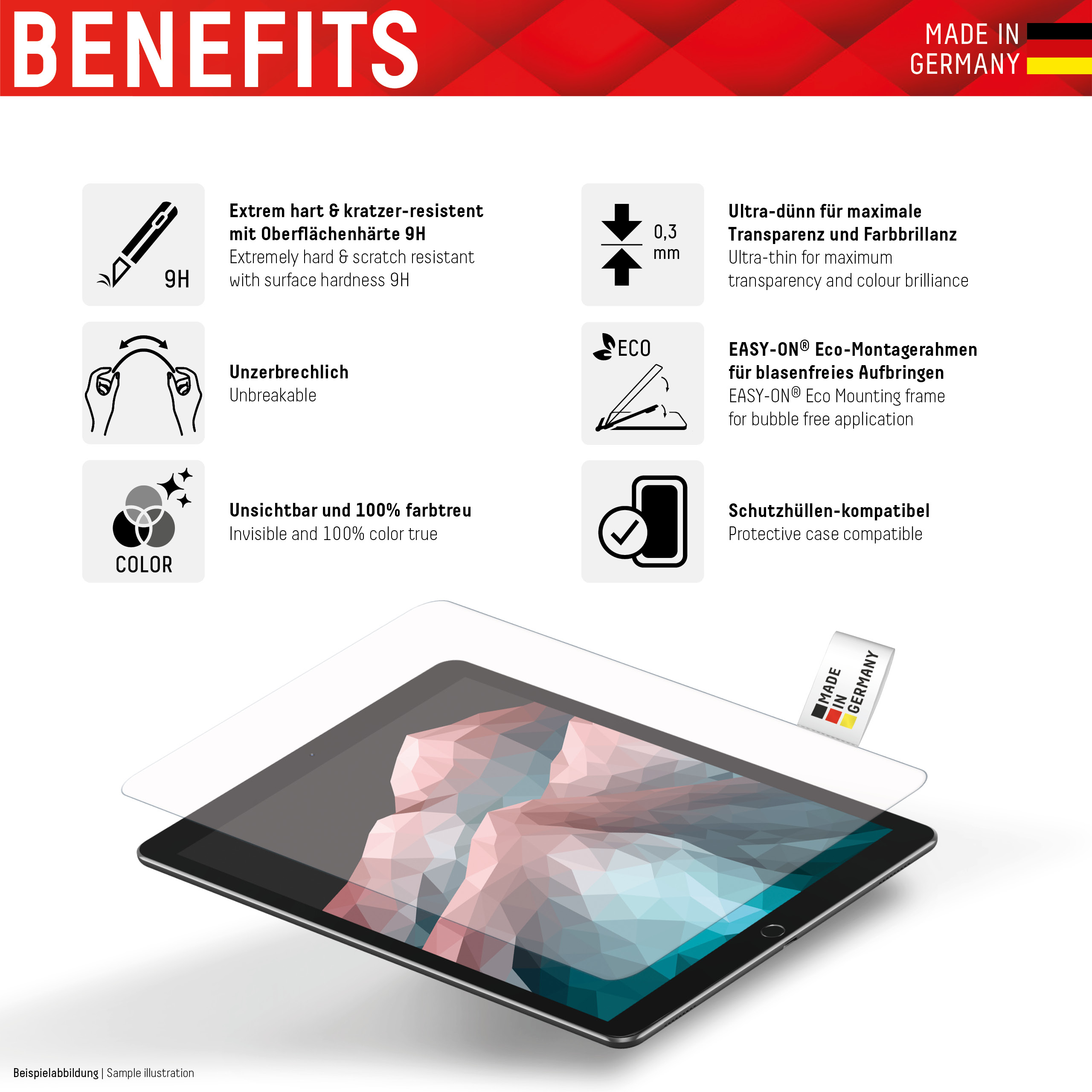 DISPLEX Tablet Glass iPad -7/8/9 Gen-/Air -3. Gen- 96025884_5578170712