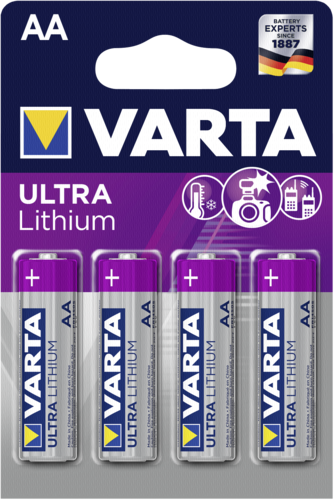 1x4 Varta Ultra Lithium Mignon