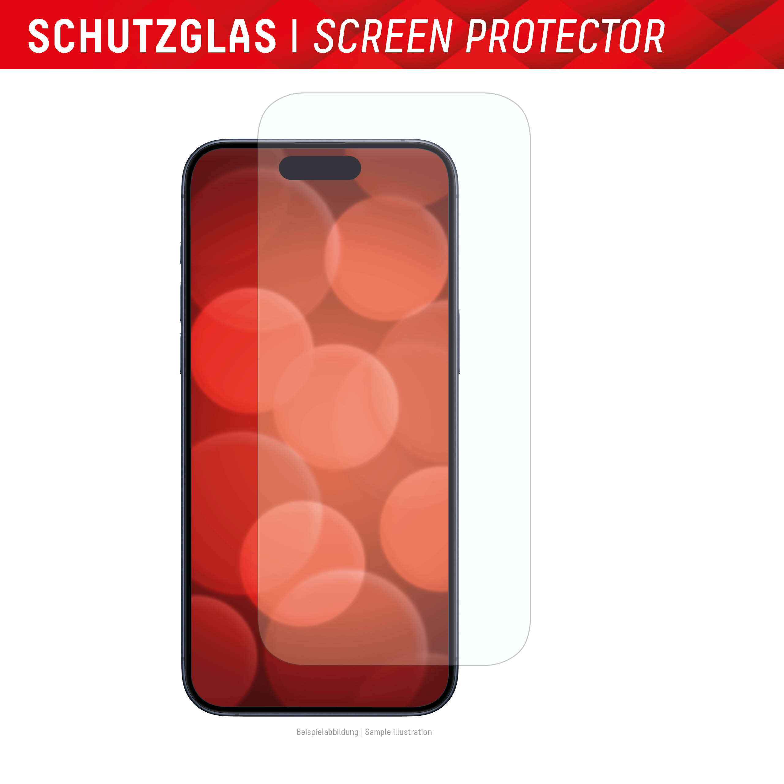 DISPLEX Real Glass + Case iPhone 15 Pro e89820aff95330a05c197dbcebef1122