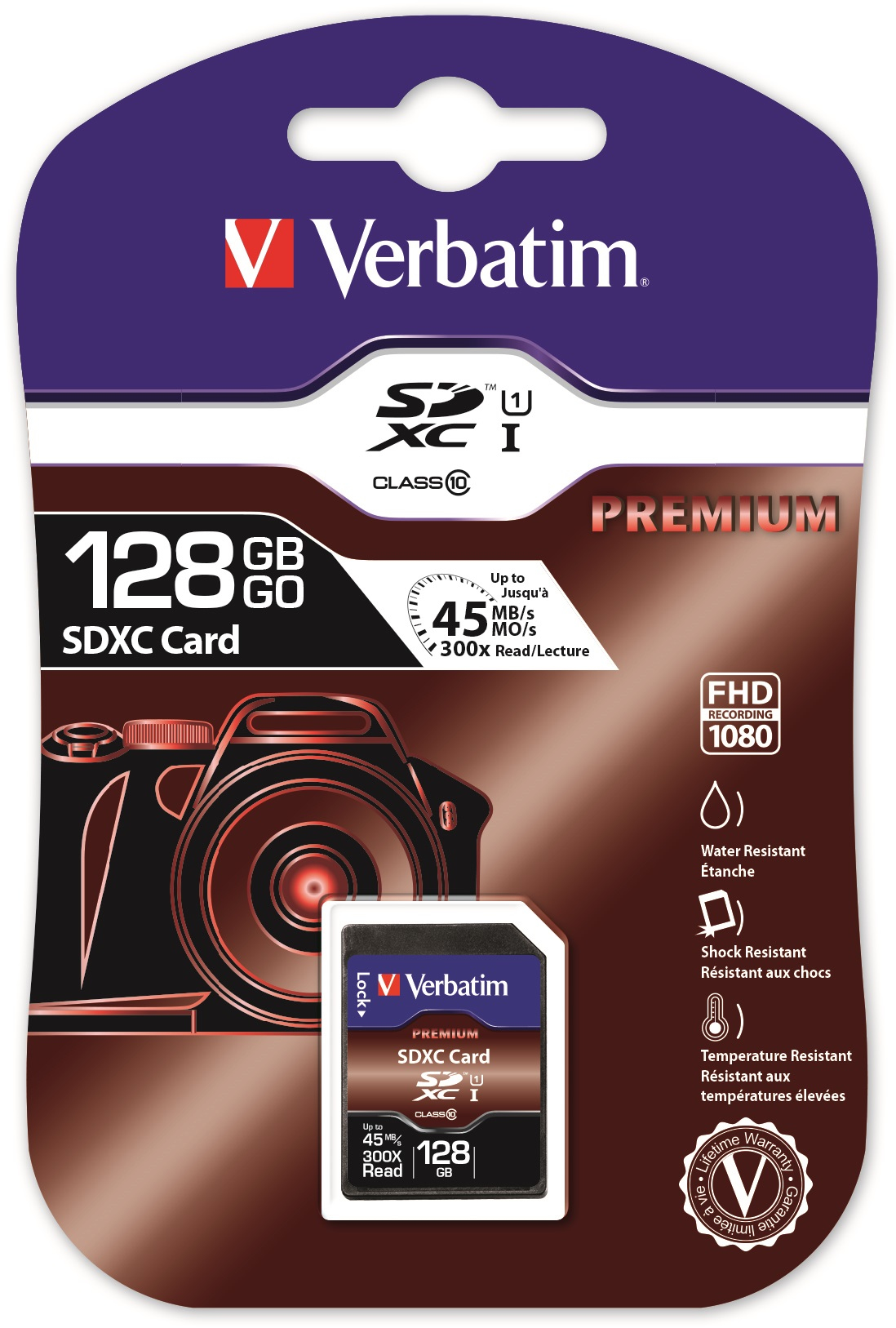 Verbatim Premium Speicherkarte 128 GB SDXC Klasse 10