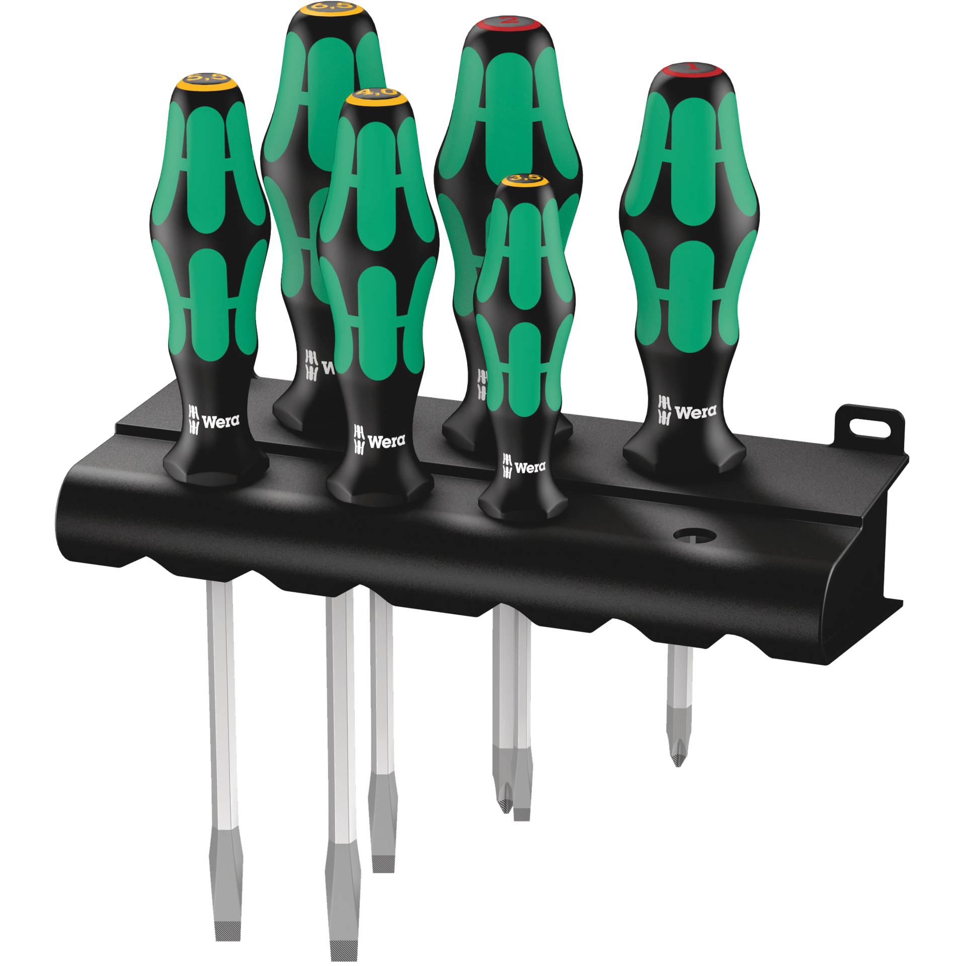 596003_00 Wera 334 SK/6 Rack Schrauben- drehers. Kraftform Plus Lasertip