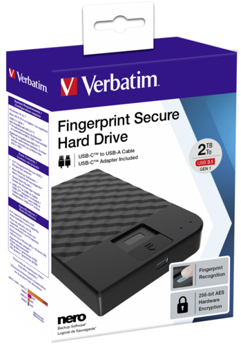 "Verbatim Fingerprint Secure  2TB"