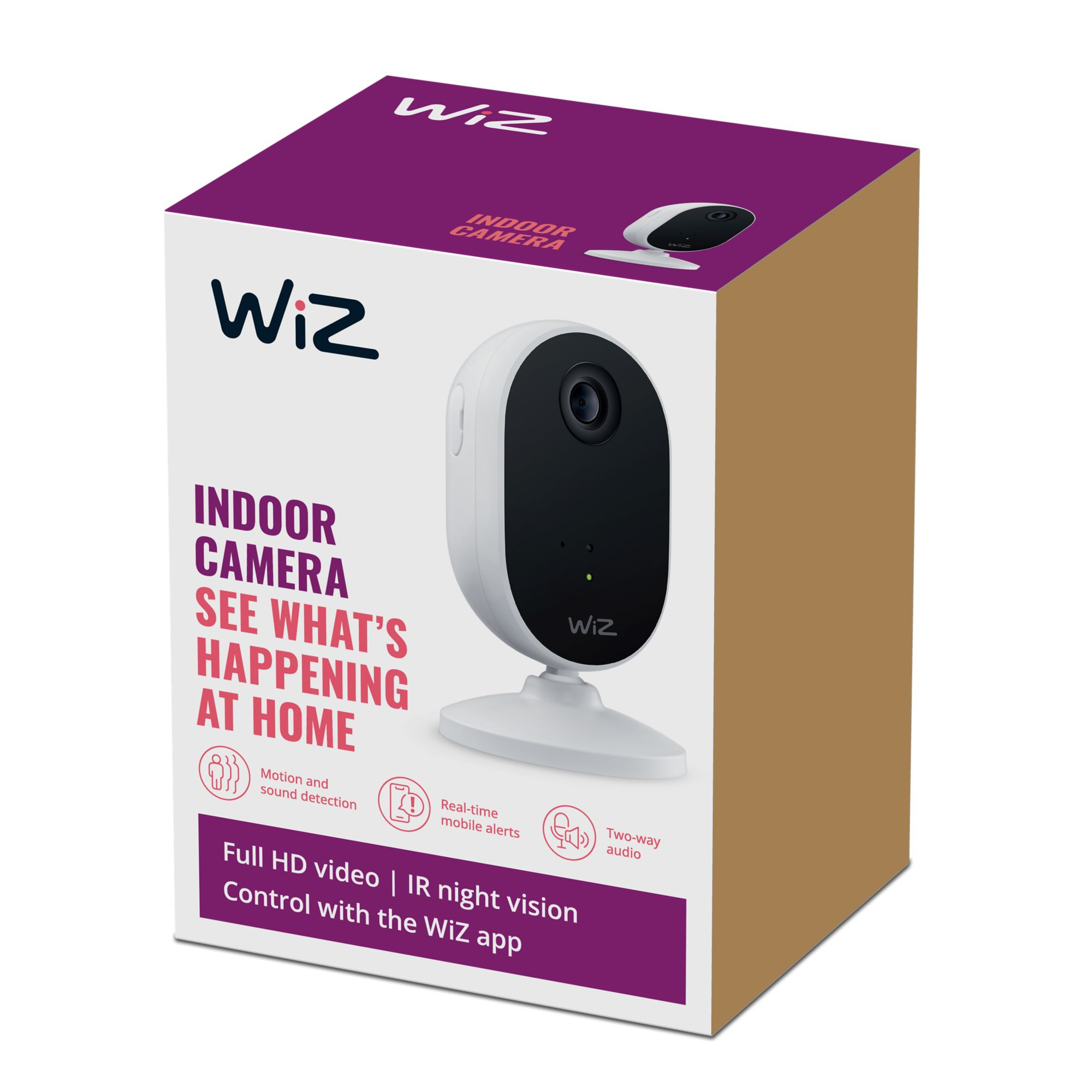 WiZ Indoor Camera mit WiFi Einzelpack 97ff5bf732faee4fb0db0676d7301f80