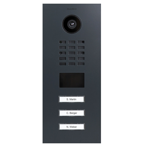 DoorBird D2103V IP Video Türstation V4A Edelstahl, RAL 7016