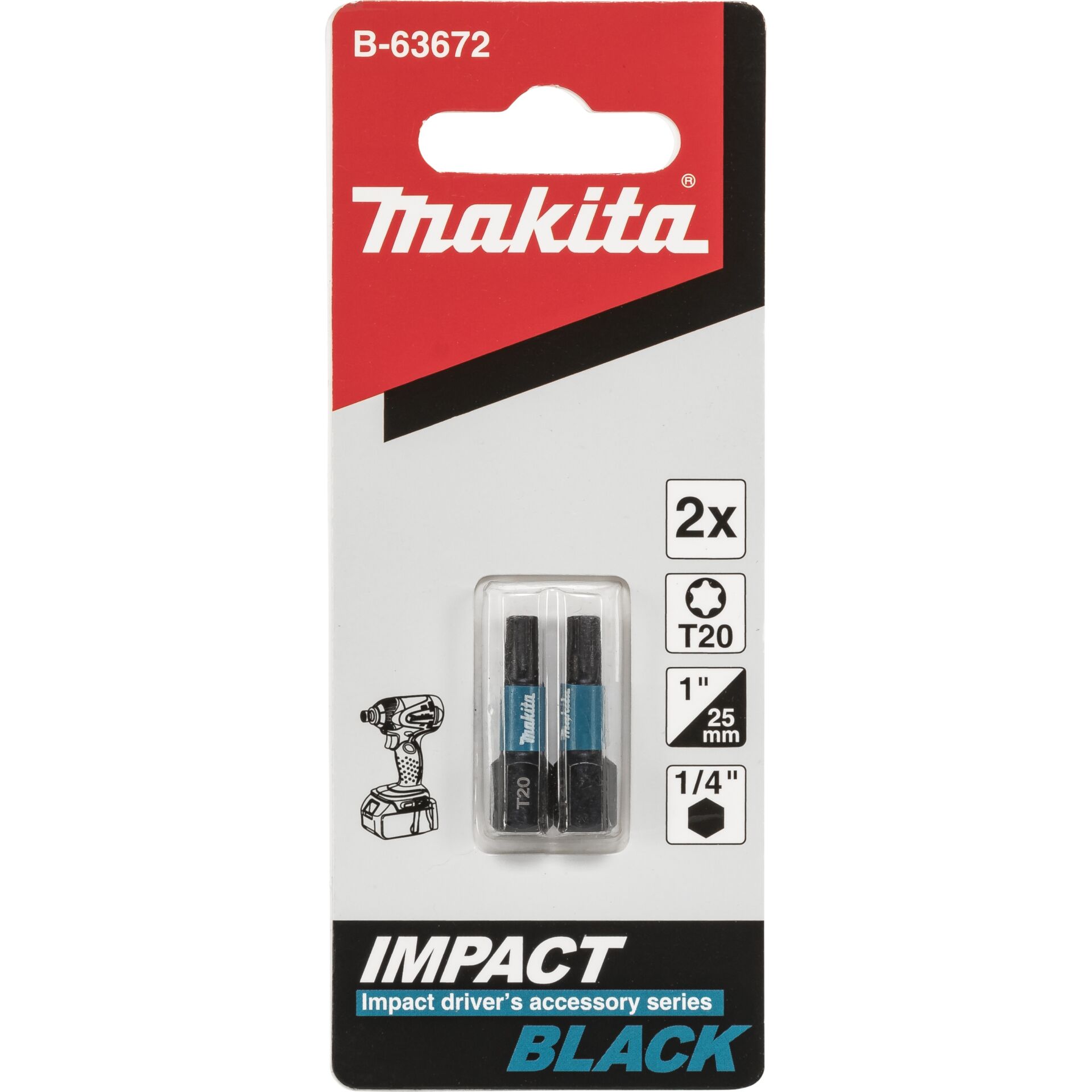 Makita B-63672 Bit T20x25mm 2Stk. 806724_01