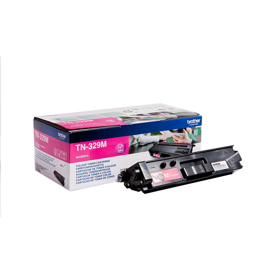 Brother TN-329M Lasertoner 6000Seiten Magenta Lasertoner / Patrone