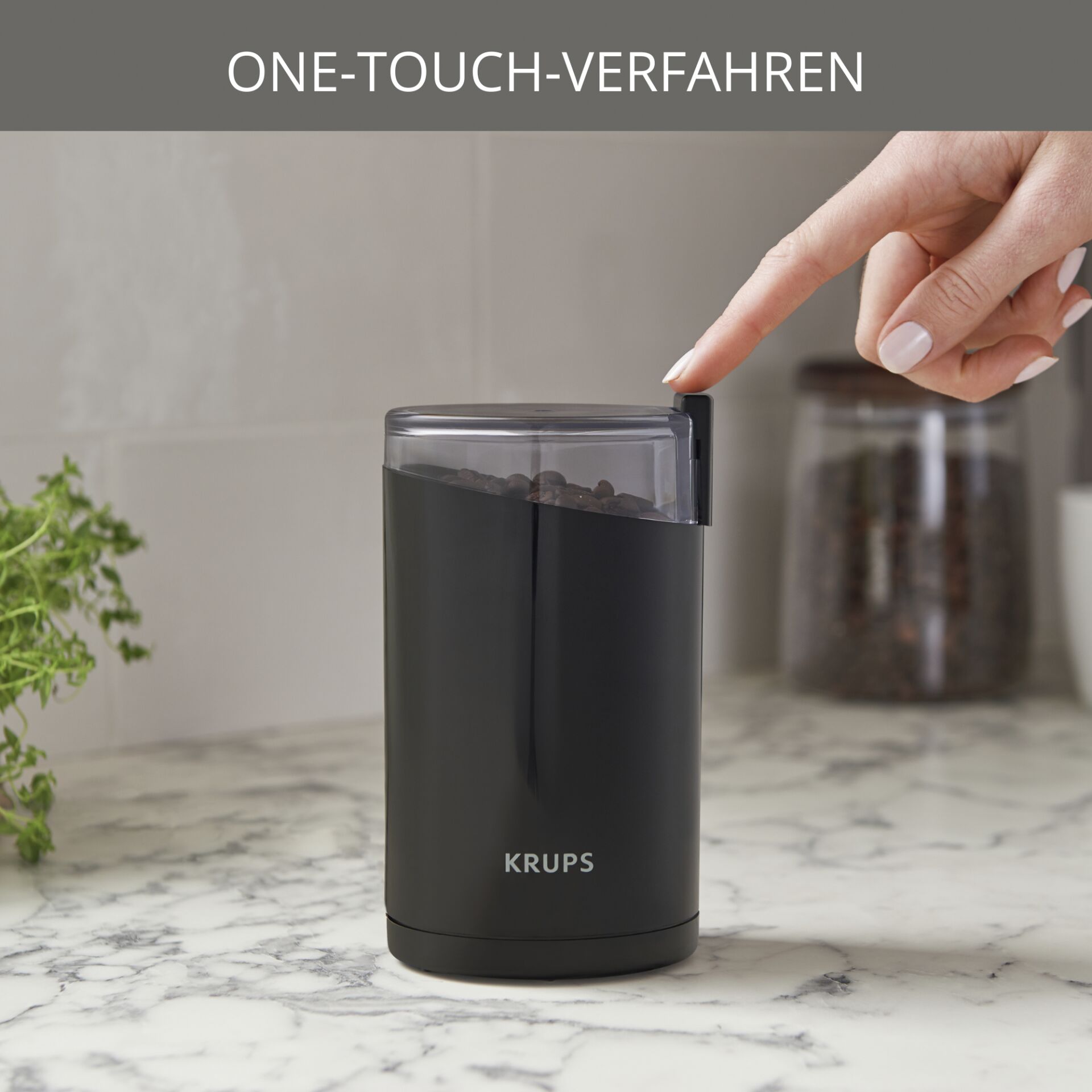 Krups F 203-42           schwarz Kaffeemühle