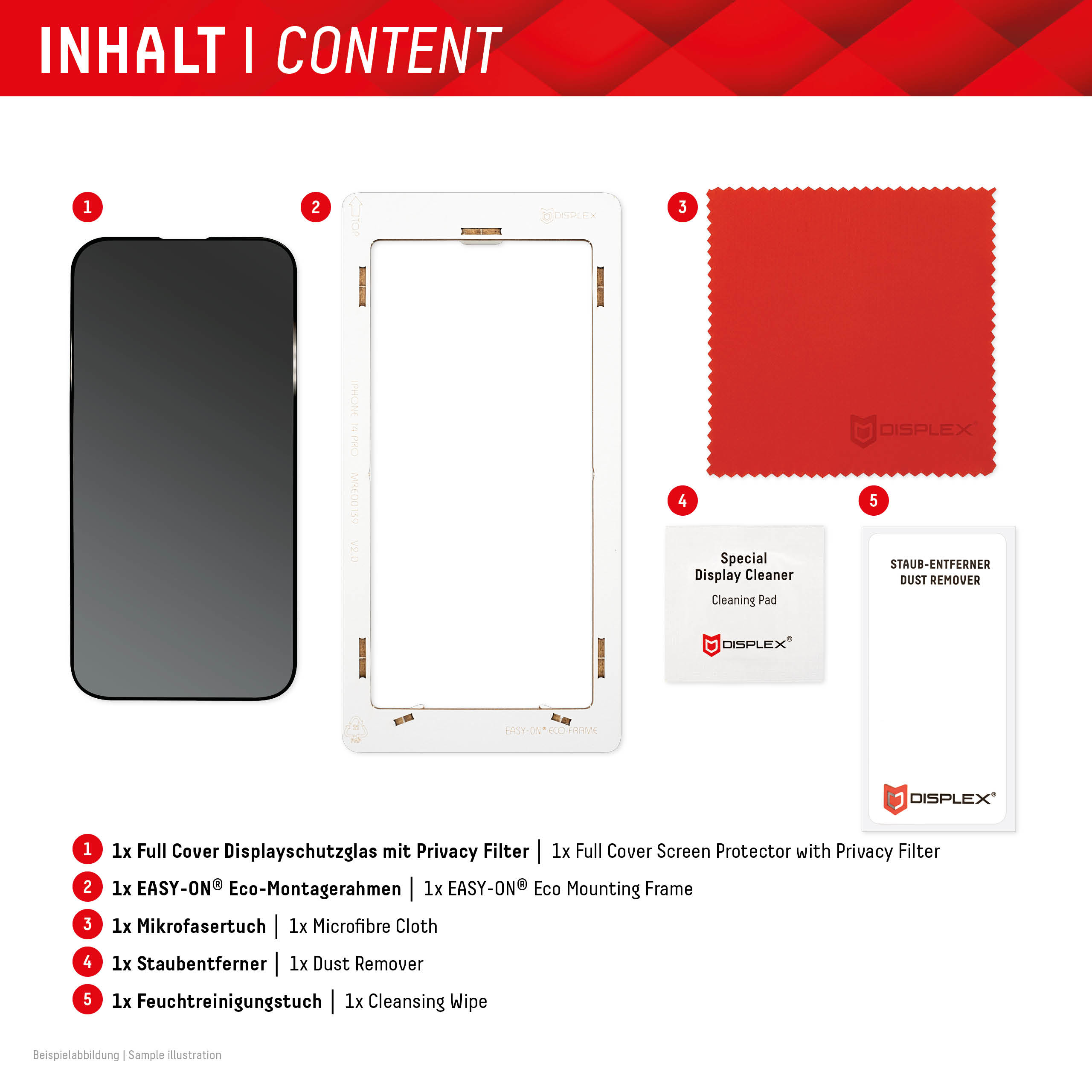 DISPLEX Privacy Glass iPhone 15/15 Pro fa14a581f7a840bcd931c146f5cca6f0