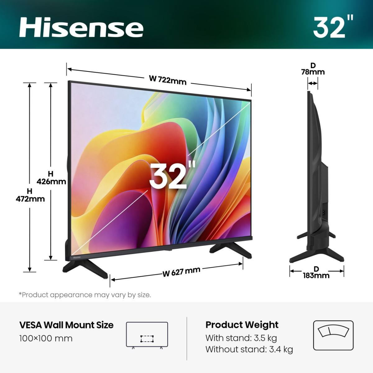Hisense 32A49S – Ansicht 2