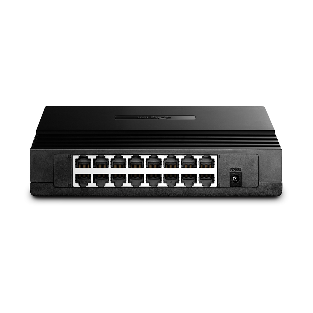 TP-LINK TL-SF1016D Unmanaged Fast Ethernet (10/100) Weiß
