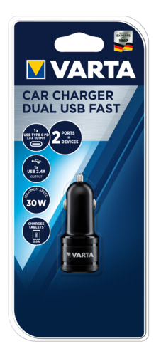 "Varta Car Charger Dual USB Fast"