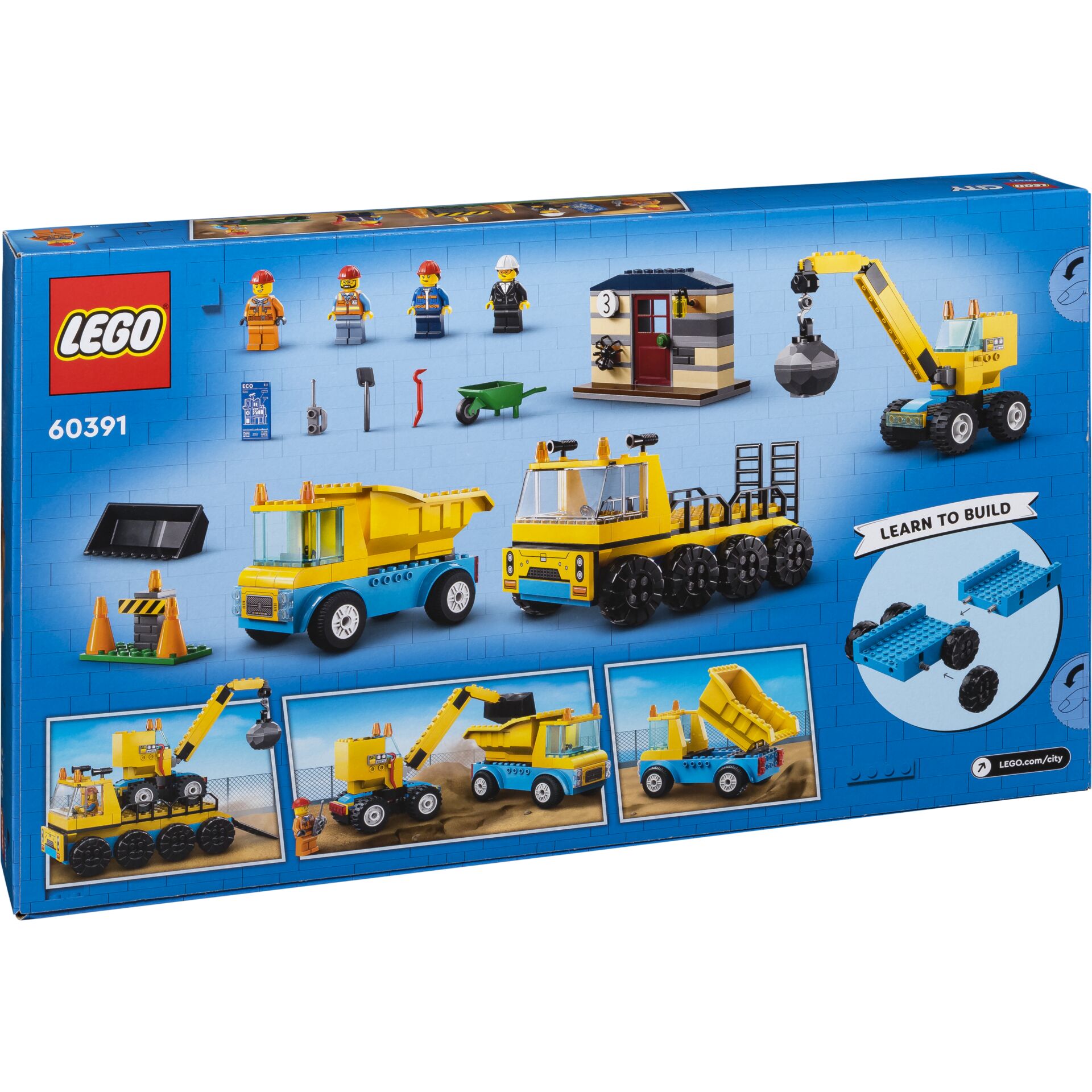 LEGO City 60391  Baufahrzeuge und Kran mit Abrissbirne 810098_11