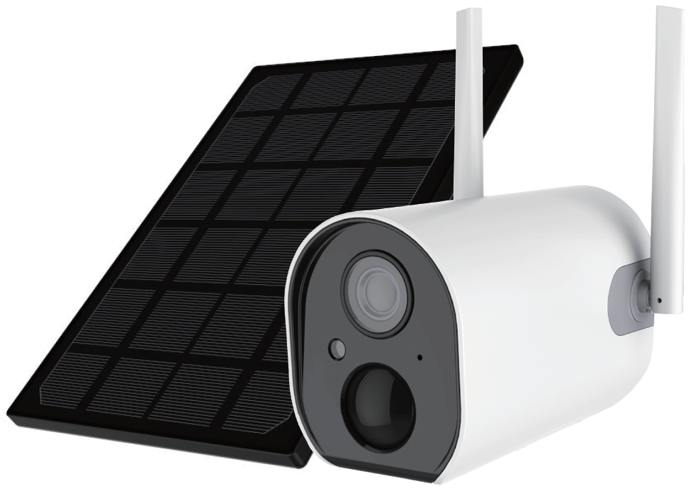 CamwithSolar HiKam R8 Akku Wlan Kamera Außen mit Solarpanel