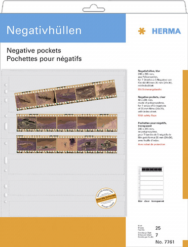 Herma Neg.-hüllen KB 5er-Streif.