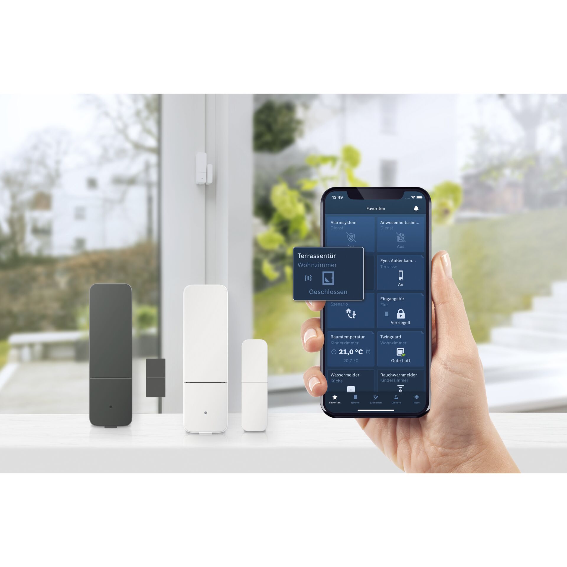 Bosch Smart Home    Tür-Fenster- kontakt II, einzeln, anthrazit