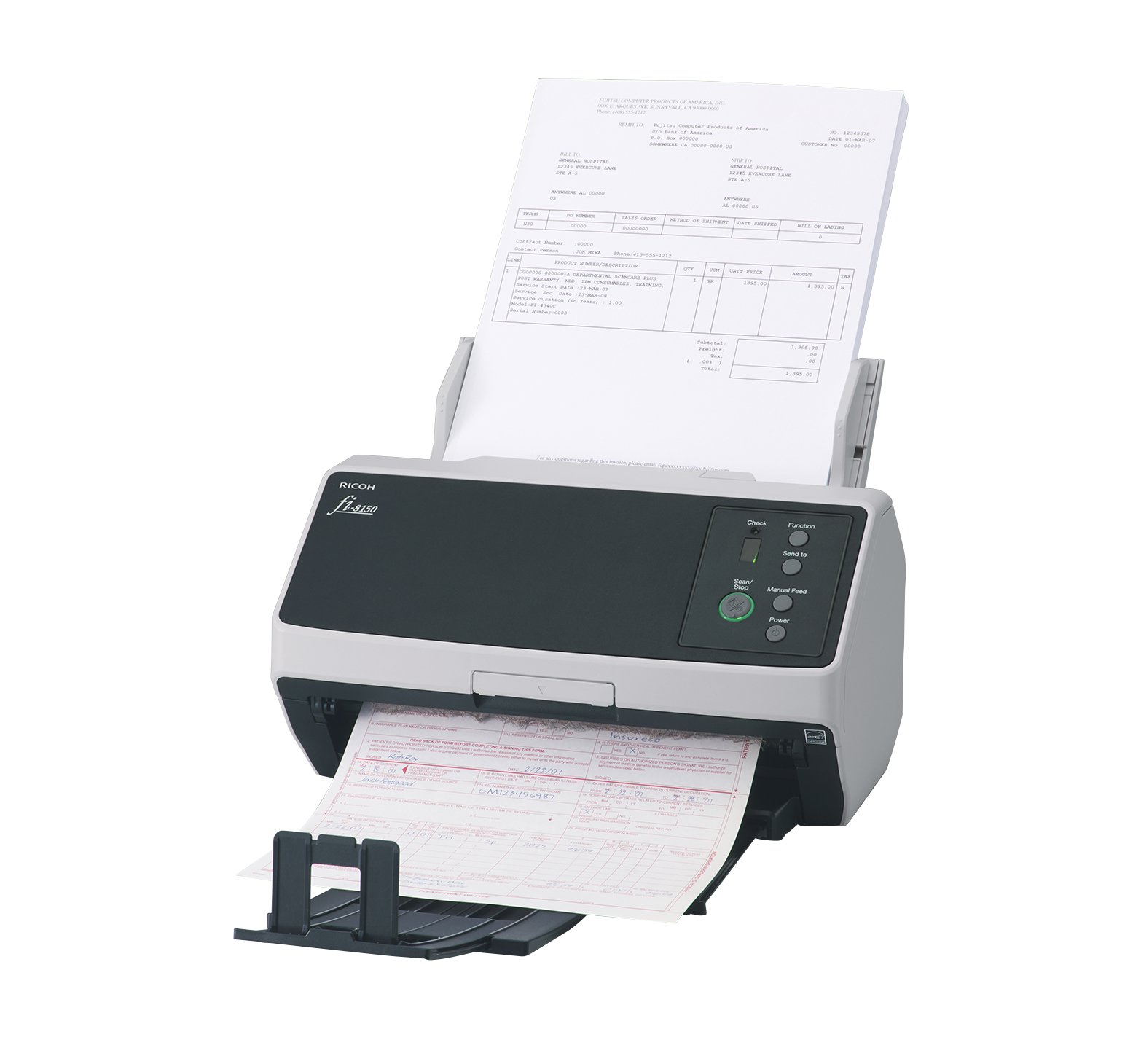 Ricoh fi-8150 50c13676e447110119b681daf4490791