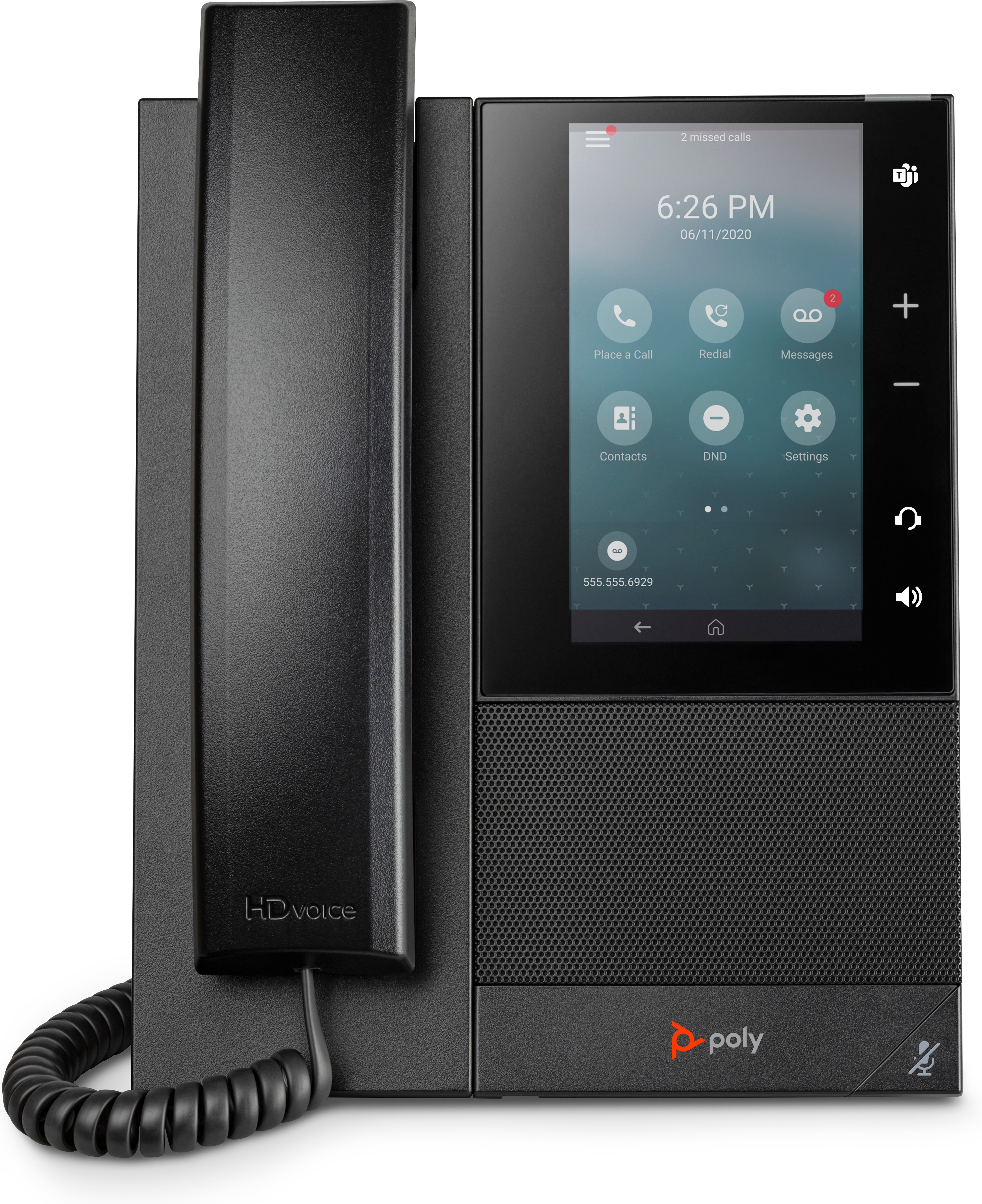 Poly CCX 500 Phone SIP -PoE, ohne Netzteil- – Ansicht 1