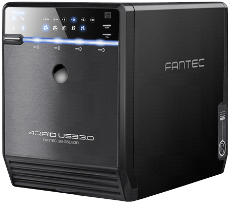 FANTEC QB-35 US 3 R schwarz
