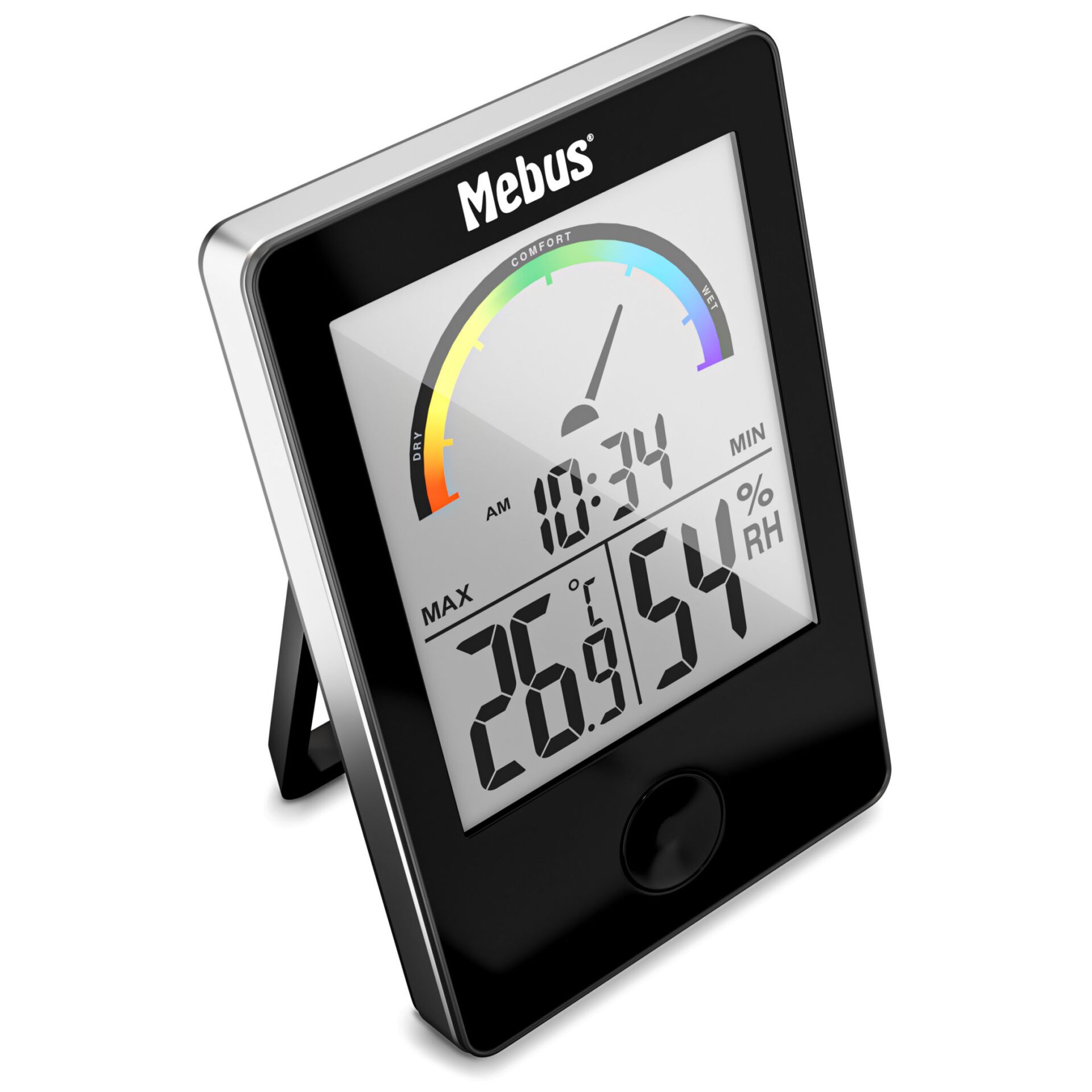 Mebus 40929 Thermo-Hygrometer        schwarz