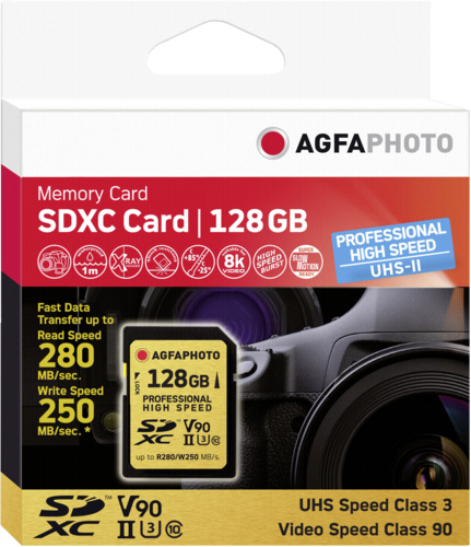 "AgfaPhoto SDXC UHS II      128GB"