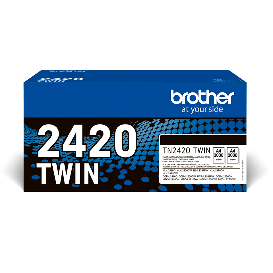 Brother Toner Doppelpack TN-2420TWIN -ca. 2x 3000 Seiten- – Ansicht 1
