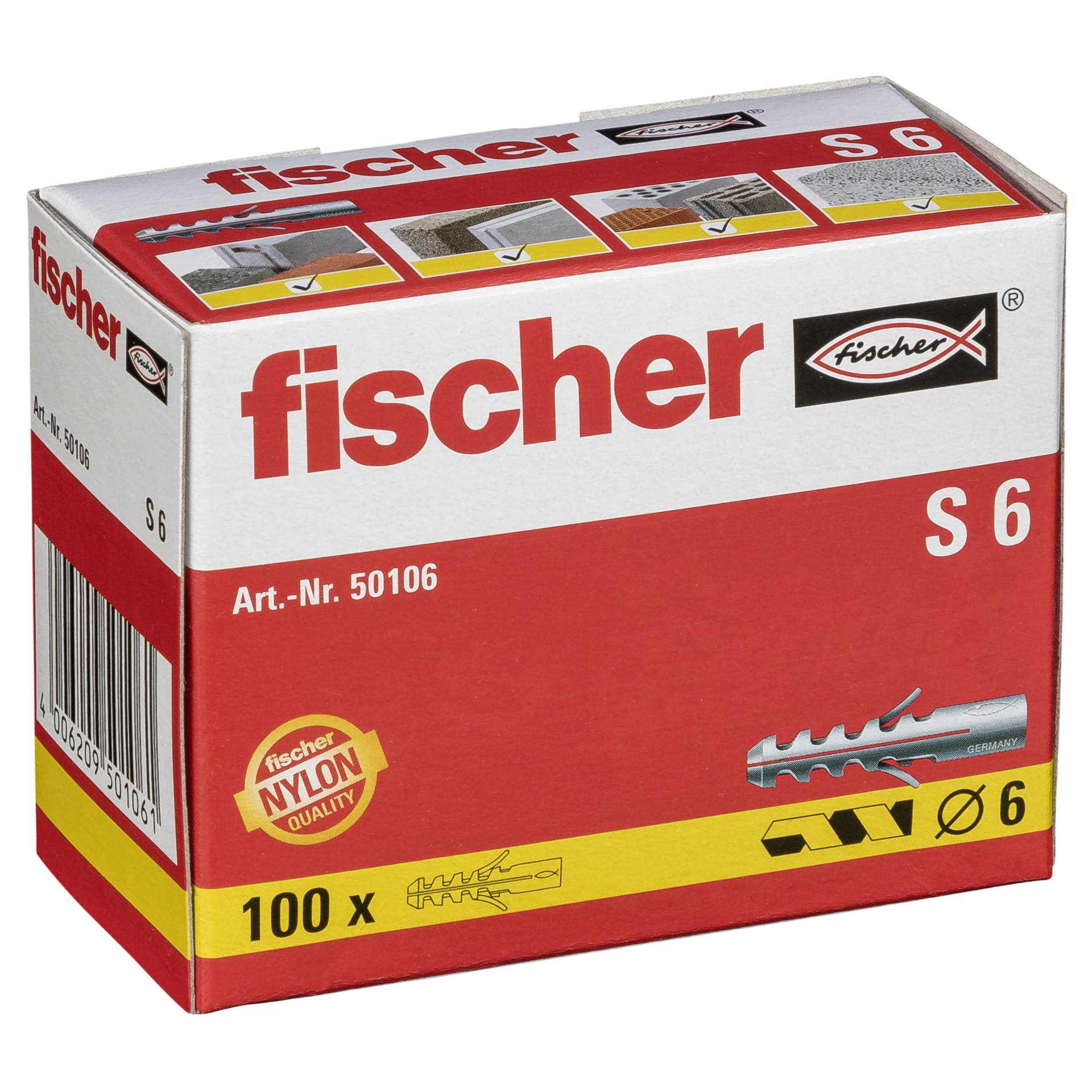 Fischer Dübel S 6