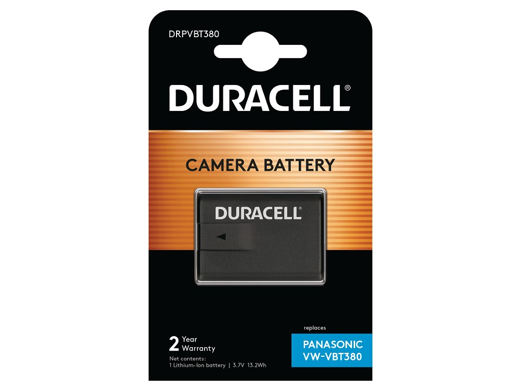 Duracell Li-Ion Akku 3560mAh für Panasonic VW-VBT380 – Ansicht 1