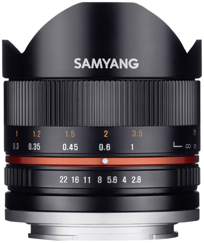 Samyang F 2,8/8 Fish-Eye II schwarz Sony E-Mount