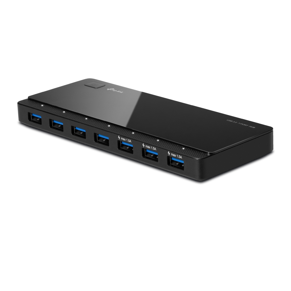 TP-LINK UH700 USB 3.2 Gen 1 (3.1 Gen 1) Micro-B 5000 Mbit/s Schwarz – Ansicht 1