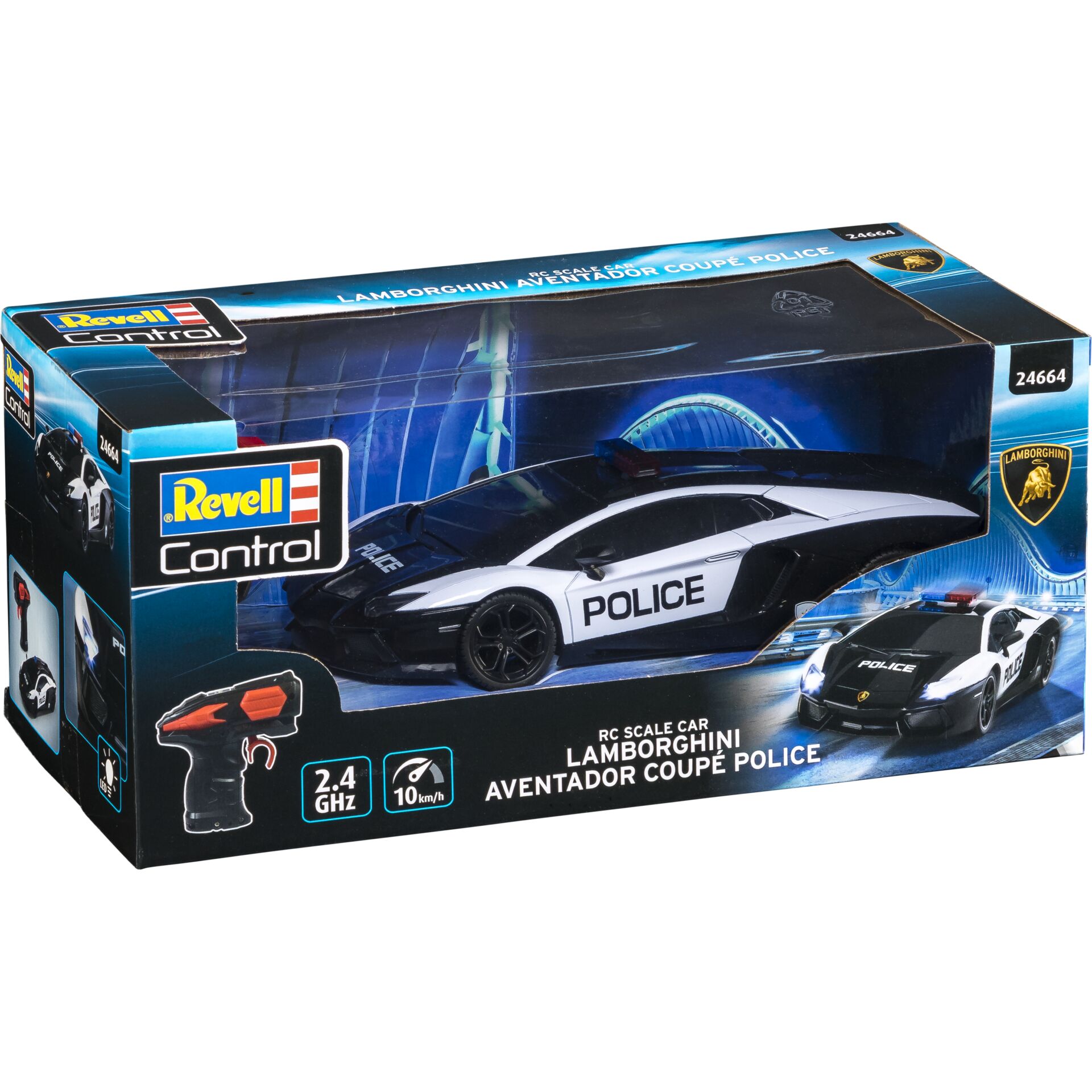 Revell RC Scale Car Lamborghini Aventador Police 804358_00