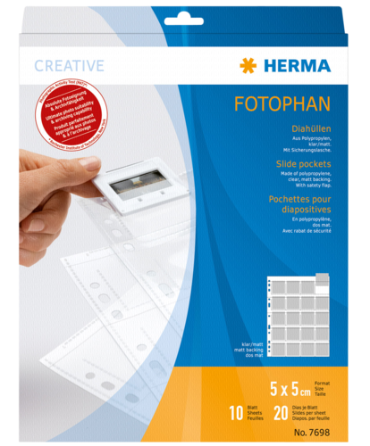 Herma Diahüllen 5x5  10 Blatt