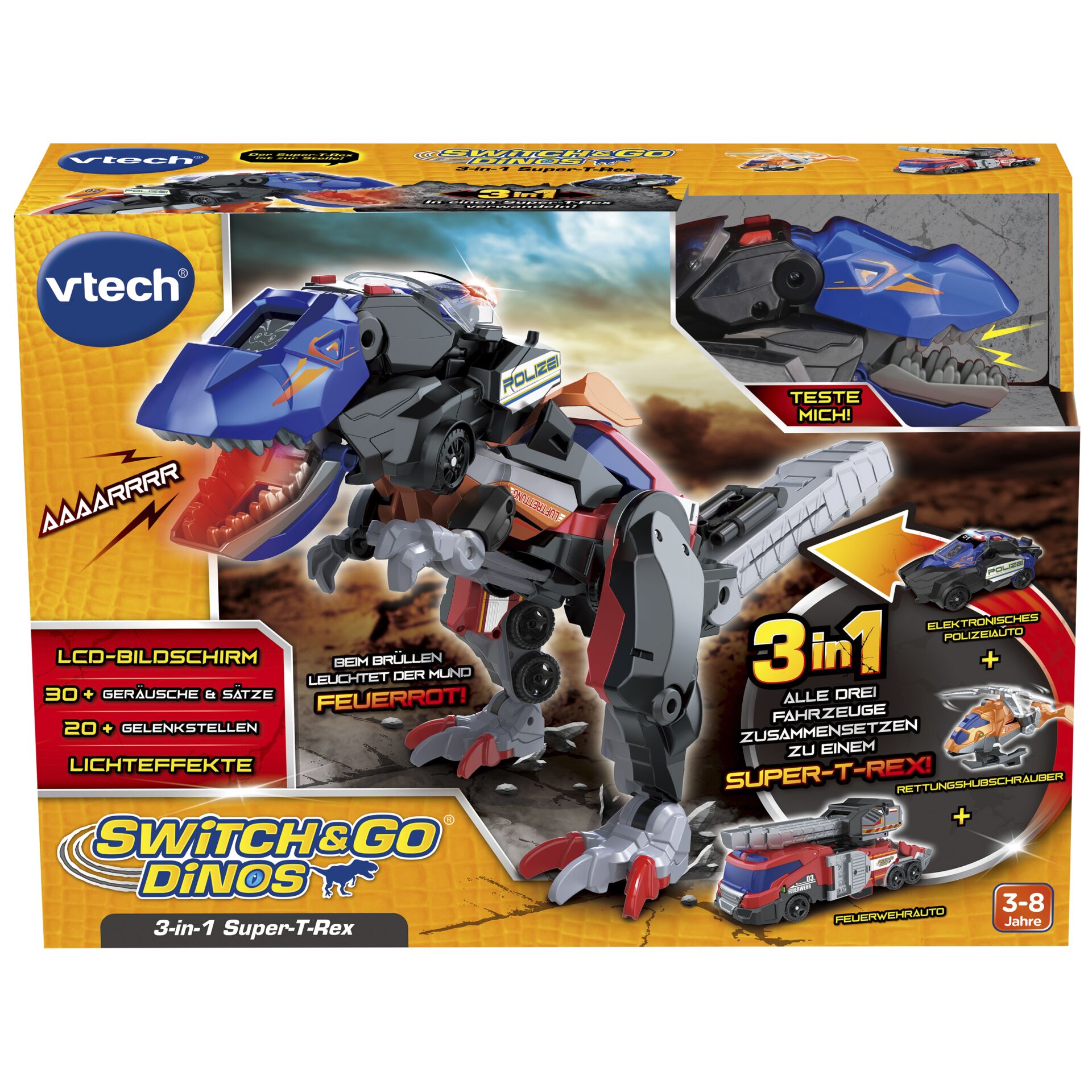 VTech Switch & Go Dinos  3-in-1 Super-T-Rex 834185_06