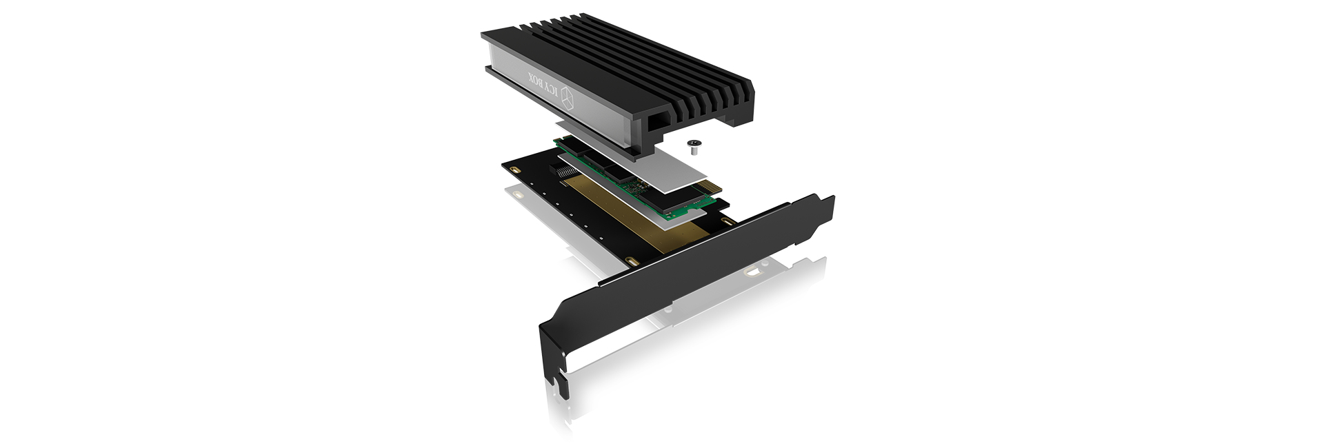 ICY BOX IB-PCI214M2-HSL 1x M2 PCIe zu 4x PCIe 4.0 x4 69799225_0891899802