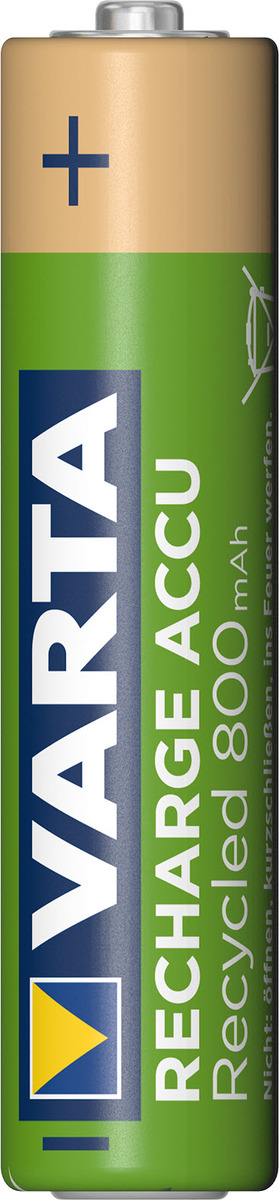 VARTA Recharge Akku Recycled AAA Micro 2er 800mAh 100000039505H