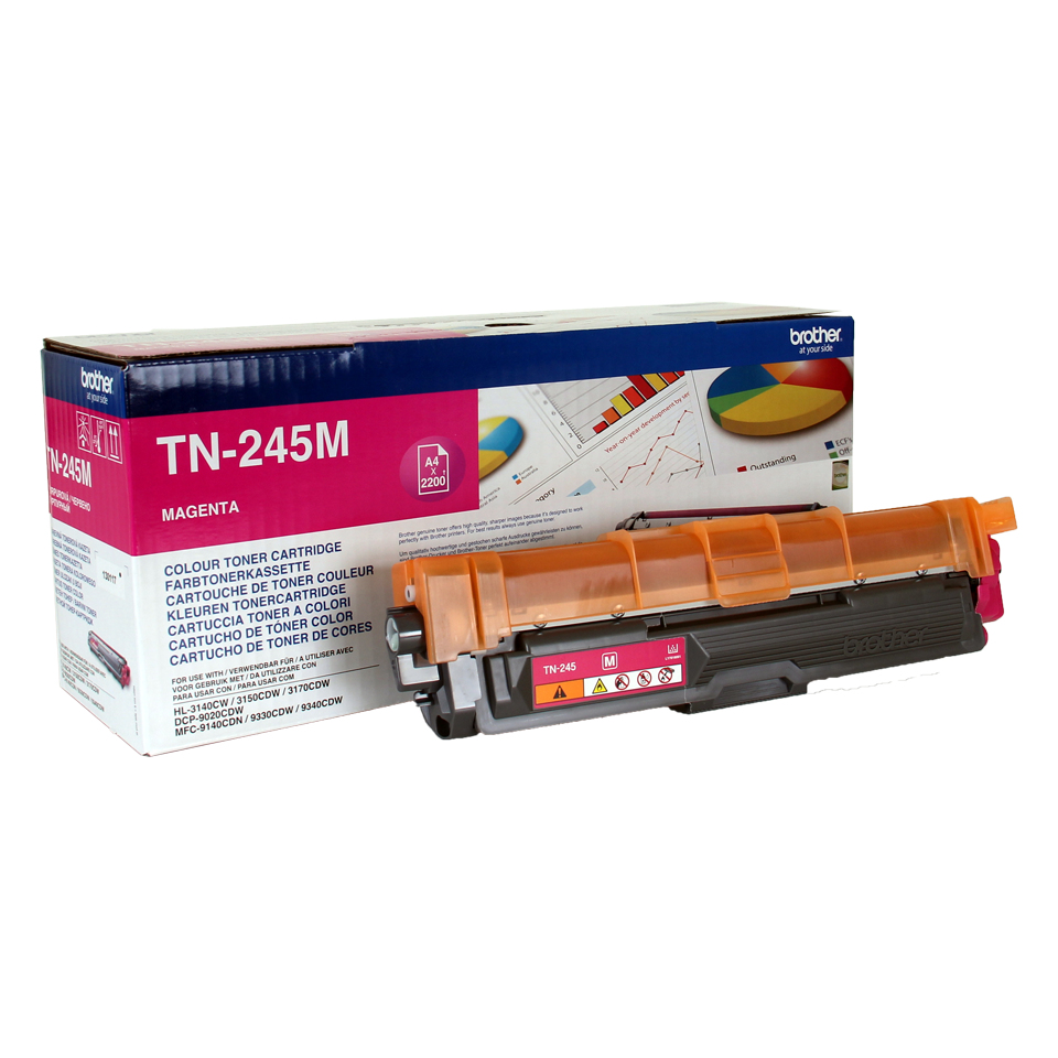 17832156_1599474008 Brother TN-245M Laserpatrone 2200Seiten Magenta Lasertoner / Patrone