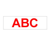 Brother Labelling Tape - 12mm, Red/White, Blister M Etiketten erstellendes Band