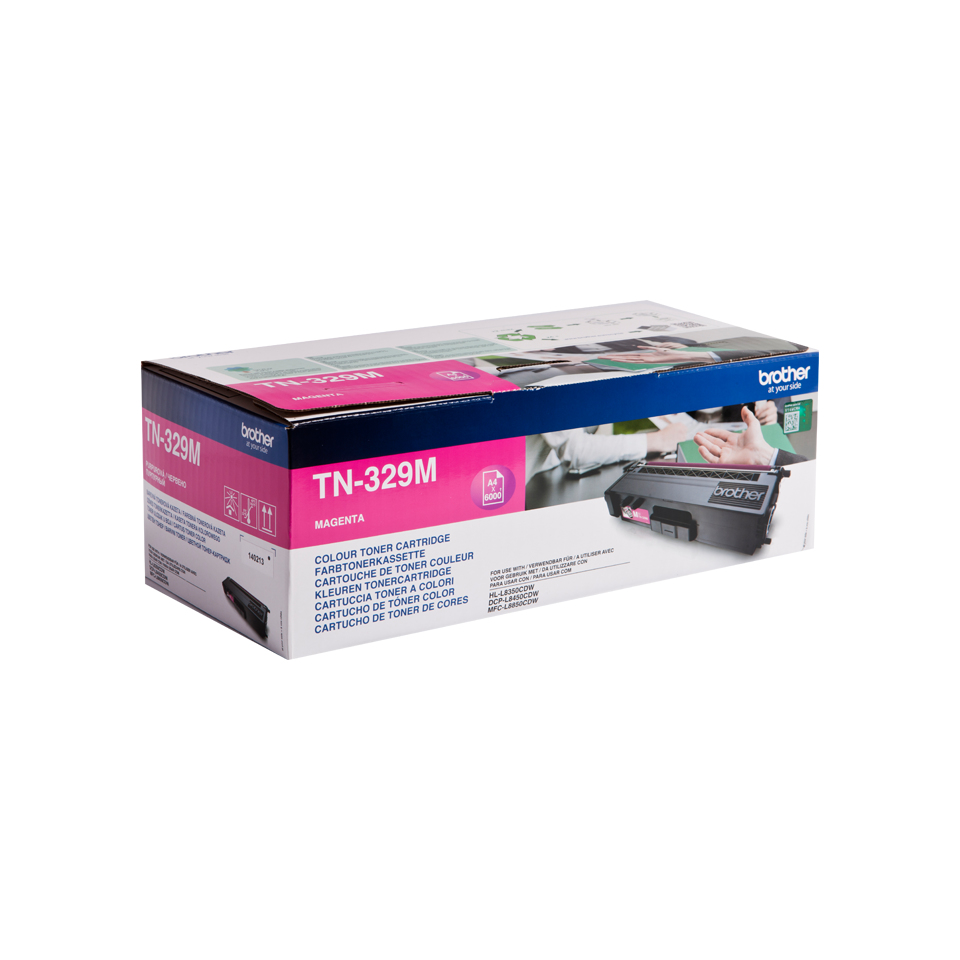Brother TN-329M Lasertoner 6000Seiten Magenta Lasertoner / Patrone