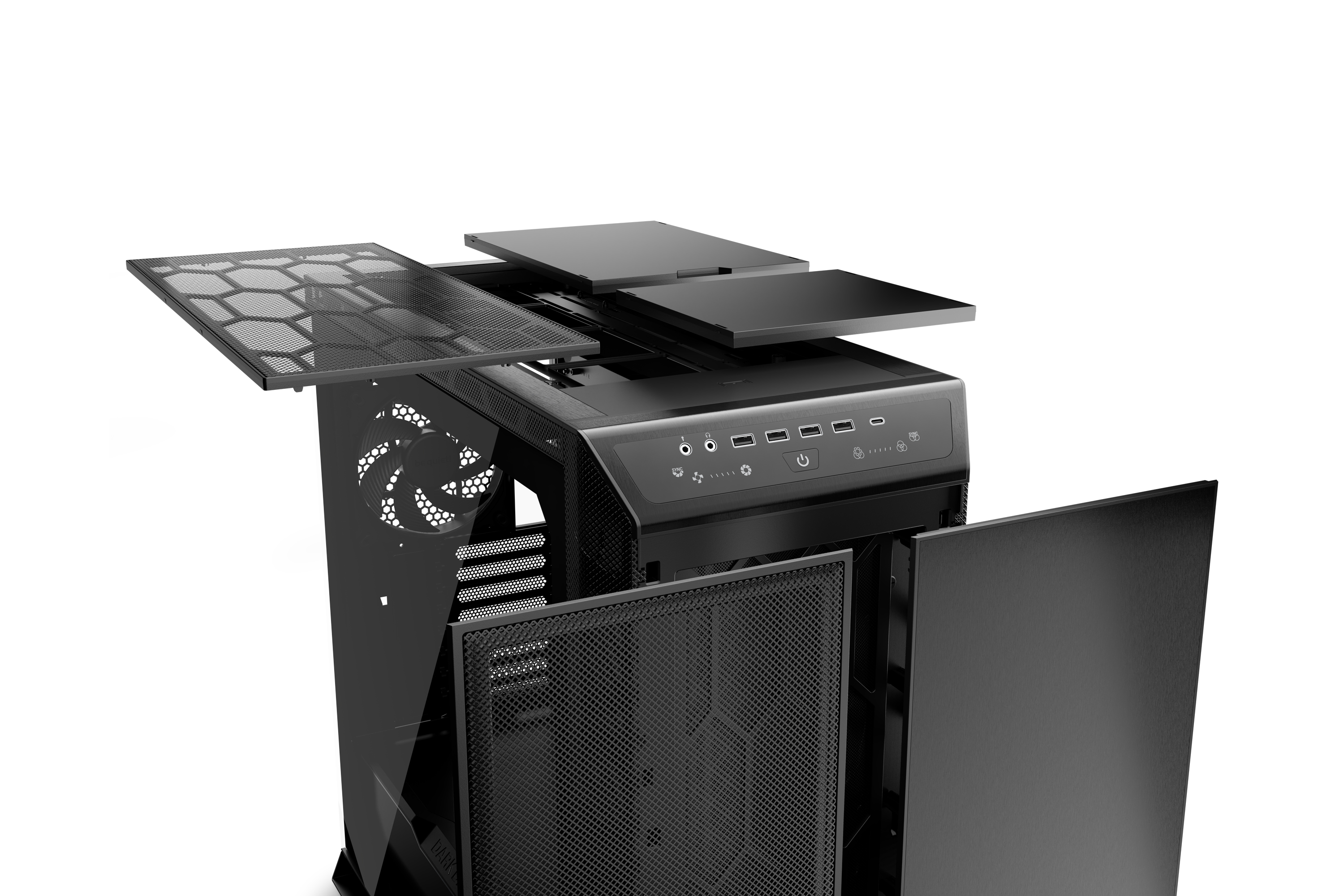 be quiet! DARK BASE PRO 901 Schwarz PC Gehäuse – Ansicht 3