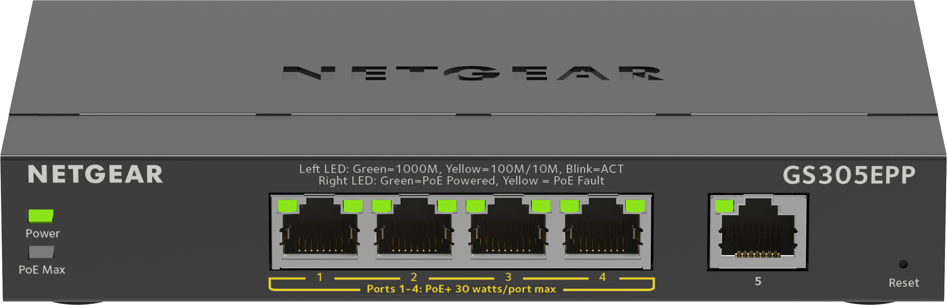 Netgear GS305EPP 5-Port Gb Eth PoE+ Smart Mgd Plus Switch 87044159_7250076977