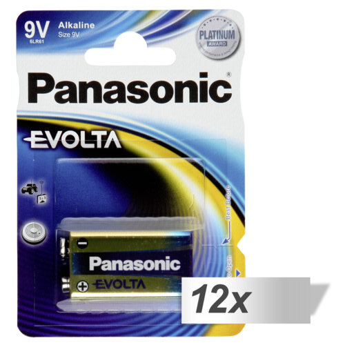 "12x1 Panasonic Evolta 6 LR 61"